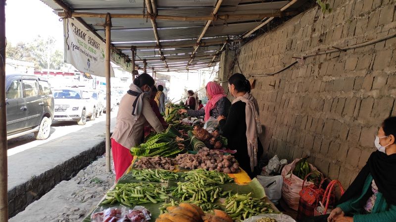 The NEN Farmer’s Market at Kohima on February 12. (Photo Courtesy: NEN Nagaland)